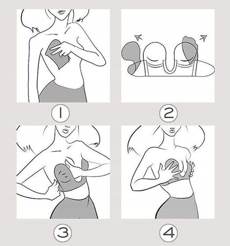 BIUSTONOSZ samonośny STANIK bez ramiączek PUSH UP na Arena.pl