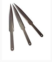 Noże rzutki do rzucania sportowego KAL22 LIDER - 3 szt srebrne, rzemieślnic