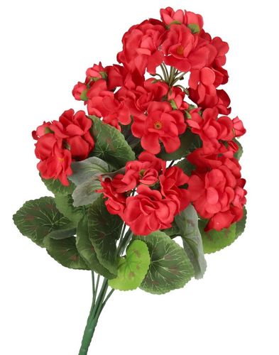 SZTUCZNE KWIATY ROŚLINY PELARGONIA BUKIET 45CM GĘSTY JAK ŻYWA na Arena.pl