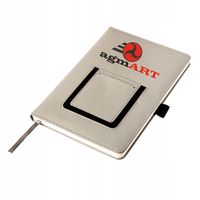 Notatnik notes z kieszonką na telefon A5 nadruk logo gadżet firmowy 10sztuk