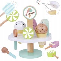 DREWNIANE LODY NA MAGNES I STOJAKU LODZIARNIA SKLEP STRAGAN TOOKY TOY