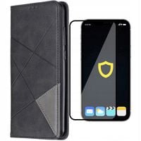 ETUI Z KLAPKĄ ZAPS DO IPHONE 12 PRO MAX + SZKŁO