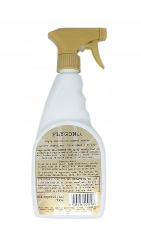 Spray na owady dla koni FLYGON 500ml GOLD LABEL muchy komary gzy bąki na Arena.pl