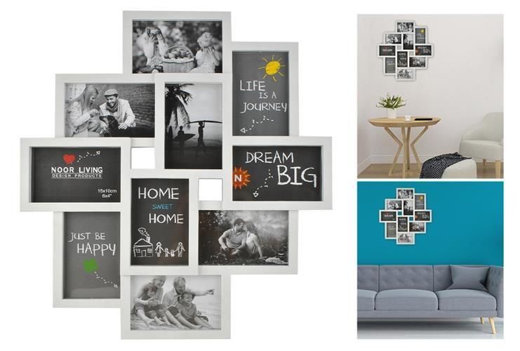 Ramka Na 10 Zdjęć - Biała zdjęcie 1