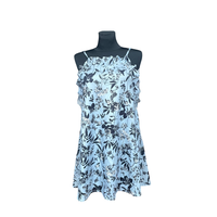 Sukienka Przed Kolano Niebieska 38 Stylowa Casualowa na Lato Wygodna