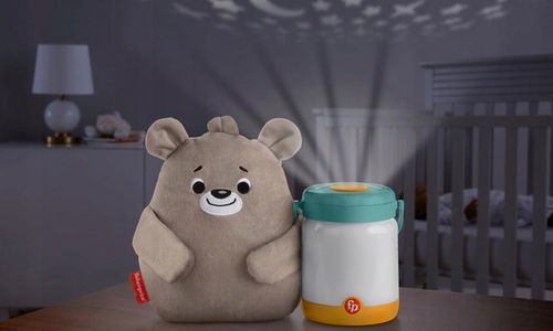 FISHER PRICE MIŚ SZUMIŚ PROJEKTOR GWIAZD PRZYTULANKA USPOKAJACZ MASKOTKA na Arena.pl