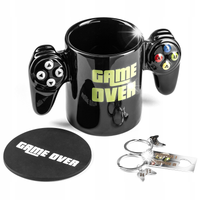 Zestaw prezentowy dla Gracza Nastolatka Game Over Kubek Pad Brelok Exp