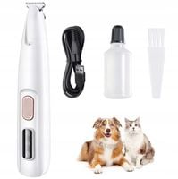 MASZYNKA DO STRZYŻENIA PSÓW PSA KOTA ZWIERZĄT TRYMER CICHA LED AKUMULATOR
