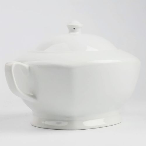 WAZA DO ZUPY PORCELANOWA 2,8L BIAŁA - ELEGANCKIE NACZYNIE STOŁOWE na Arena.pl