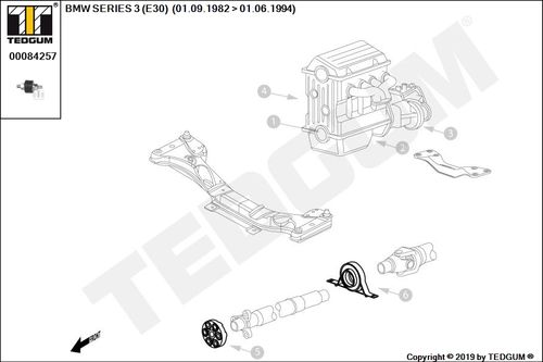 BMW 3 E30 WIESZAK TŁUMIKA E30 82-94 na Arena.pl