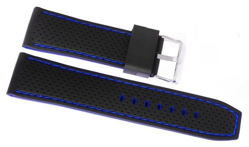 Pasek silikonowy CZARNO-GRANATOWY U17-20-4 na Arena.pl