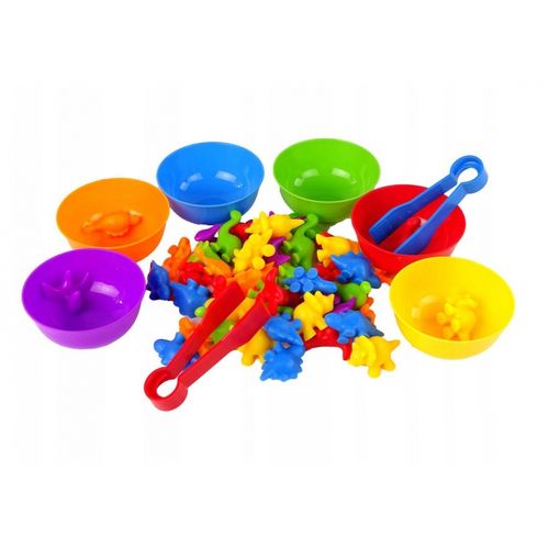 DLA DZIECI  GRA EDUKACYJNA SORTER KOLORÓW DINOZAURY na Arena.pl