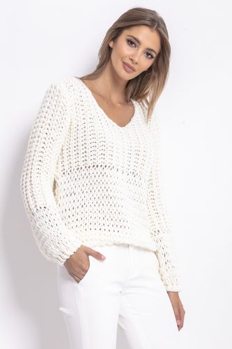 Sweter Chunky Knit F760 Ecru UNI na Arena.pl