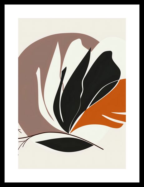 Plakat 50x70cm Elegancja Roślinna zdjęcie 3