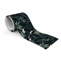 Pasek Dekoracyjny Do Tapet PTAKI Tropikalne Drzewa Dżungla Liście