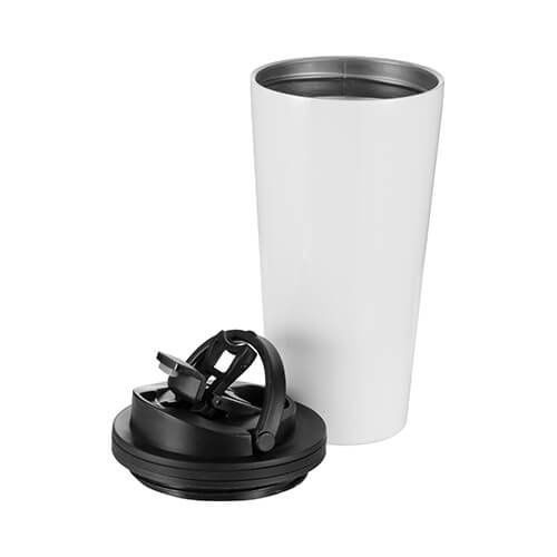 Tumbler termiczny 480 ml do sublimacji - biały zdjęcie 2