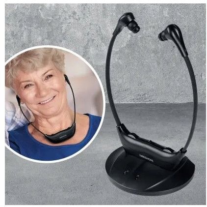 SŁUCHAWKI BEZPRZEWODOWE MEDION LIFE APARAT SŁUCHOWY DO TELEWIZORA BLUETOOTH na Arena.pl