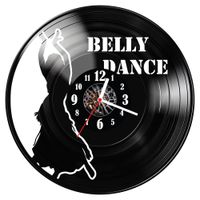 Zegar ścienny z płyty winylowej Belly dance 1192.14