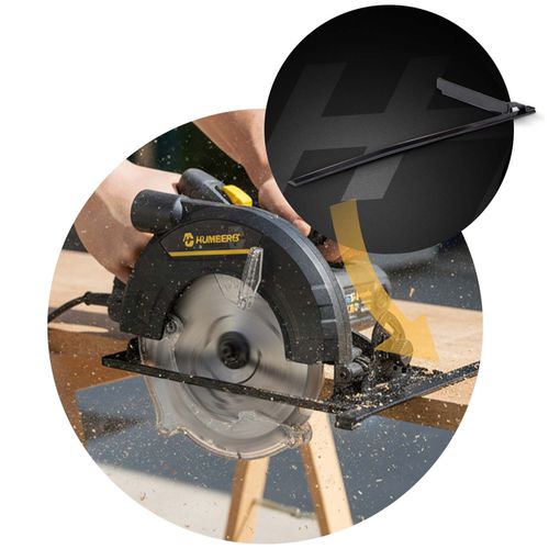 Pilarka tarczowa do drewna 1200 W Humberg HM-420 piła z prowadnicą odsysanie pyłu na Arena.pl