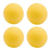 KULE CZEKOLADOWE DEKORACYJNE Pluton żółte 4 szt