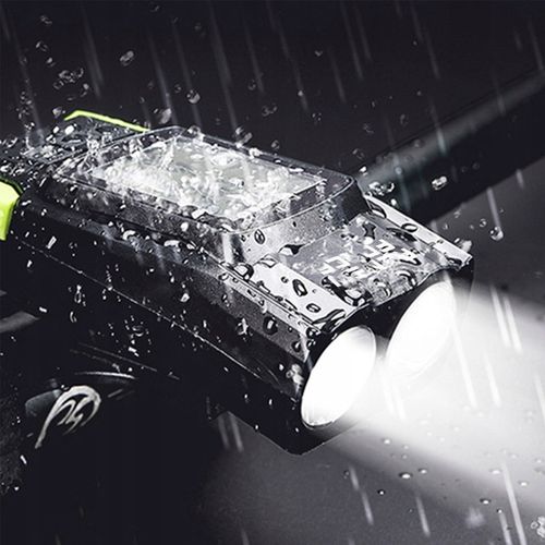 MOCNA Lampka Rowerowa Światło PRZÓD TYŁ na rower licznik rowerowy DZWONEK na Arena.pl