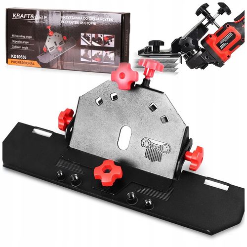 Przystawka do Szlifierki Kątowej CIĘCIA POD KĄTEM 45° Płytek GRESU na Arena.pl