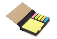 Zestaw karteczek ARO do zapisków a także 5 kolorowych karteczek do zaznaczania