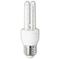 Żarówka LED U 2U E27 4W 350lm 6500K zimna do biura energooszczędna