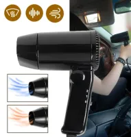 PRZENOŚNA SUSZARKA DO WŁOSÓW W SAMOCHODZIE, WTYCZKA ZAPALNICZKI, CZARNY