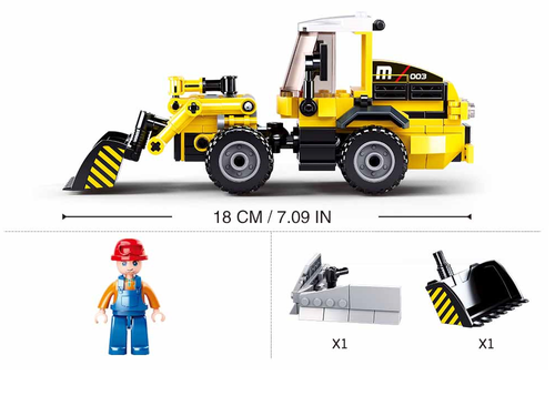 KLOCKI SLUBAN TOWN Koparko ładowarka 200 - B0803 na Arena.pl