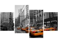 140CM 70 OBRAZ MANHATTAN TAXI ŚCIENNY