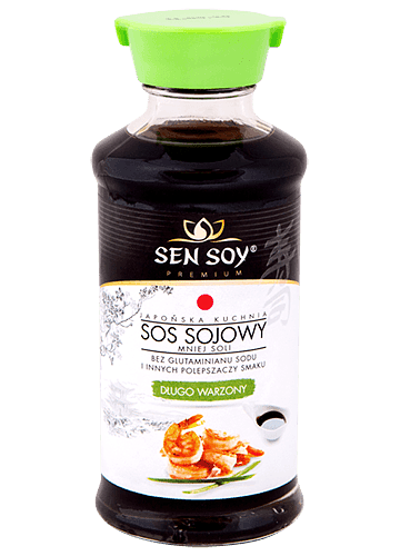 Sos sojowy - mniej soli, długo warzony 150ml - Sen Soy zdjęcie 1