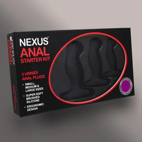 nexus anal starter kit - zestaw silikonowych plugow 3 rozmiary na Arena.pl