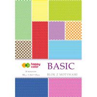 BLOK Z MOTYWAMI BASIC A4 HAPPY COLOR 5905130034374