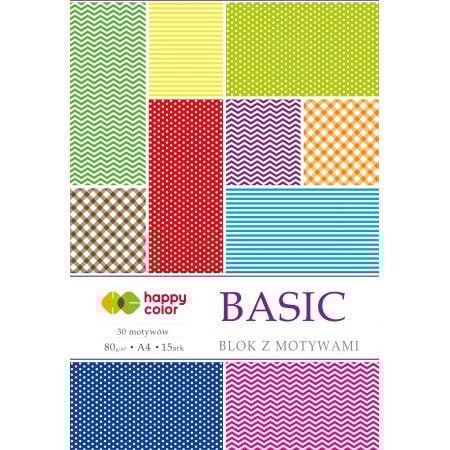 BLOK Z MOTYWAMI BASIC A4 HAPPY COLOR 5905130034374 na Arena.pl