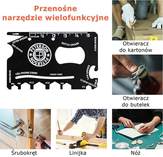 karta przetrwania ptn k705 black zdjęcie 3