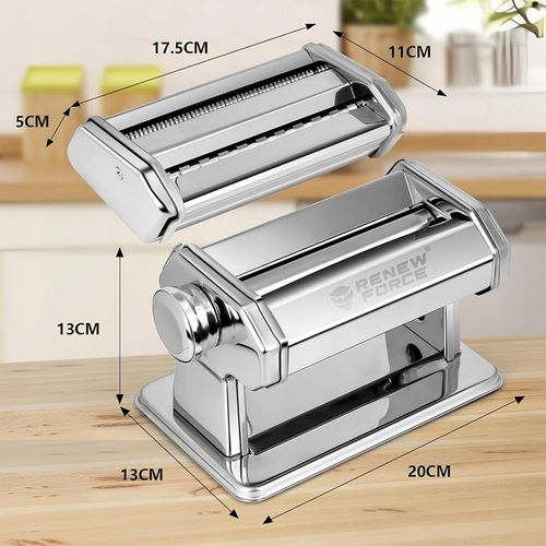 MASZYNKA DO MAKARONU I CIASTA RĘCZNA KRAJARKA KRAJALNICA STAL NIERDZEWNA XL na Arena.pl