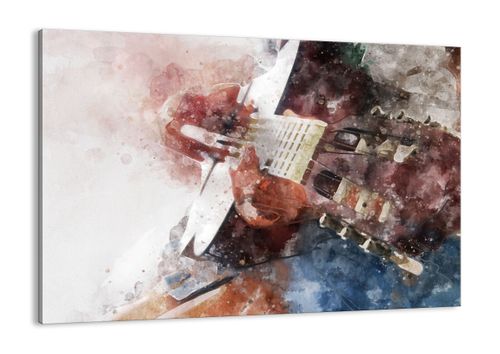 Obraz Na Płótnie - Muzyka Gitara - 100X70 Cm - Aa100X70-4000 na Arena.pl