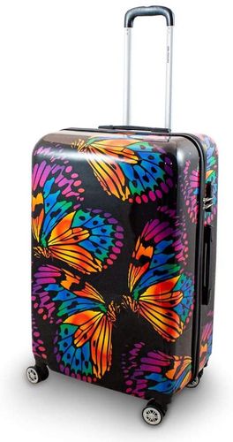 walizki zestaw butterfly czarne na Arena.pl