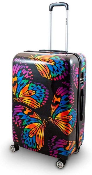 walizki zestaw butterfly czarne zdjęcie 3