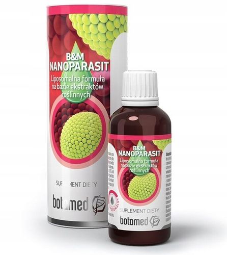 NANOPARASIT Botamed Liposomalna Formuła na Pasożyty Krople + Pipetka 50ml na Arena.pl