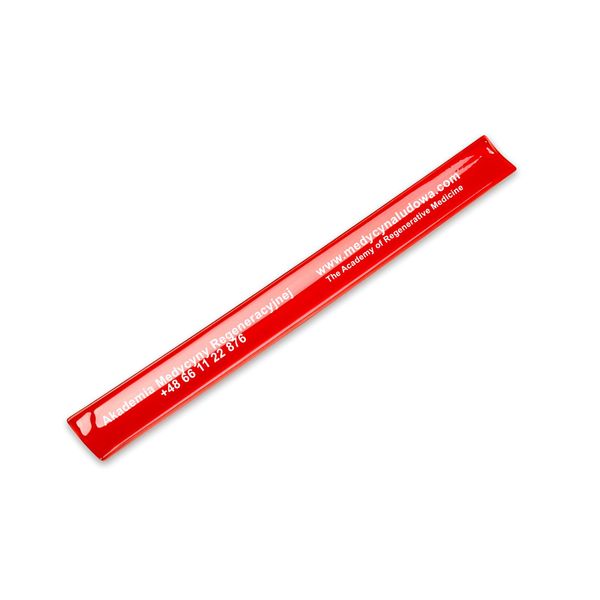 Opaska odblaskowa czerwona zdjęcie 1