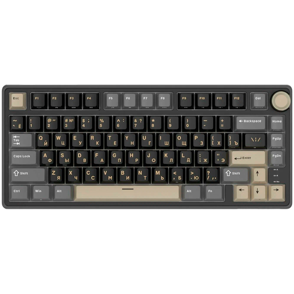 royal kludge r75 phantom gaming keyboard brown switch zdjęcie 1