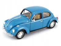 Volkswagen Beetle 1:24 WELLY 22436 niebieski