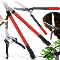 SEKATOR NOŻYCE DO GAŁĘZI ŻYWOPŁOTU KRZEWÓW OGRODOWY ZESTAW NARZĘDZI 3 SZT