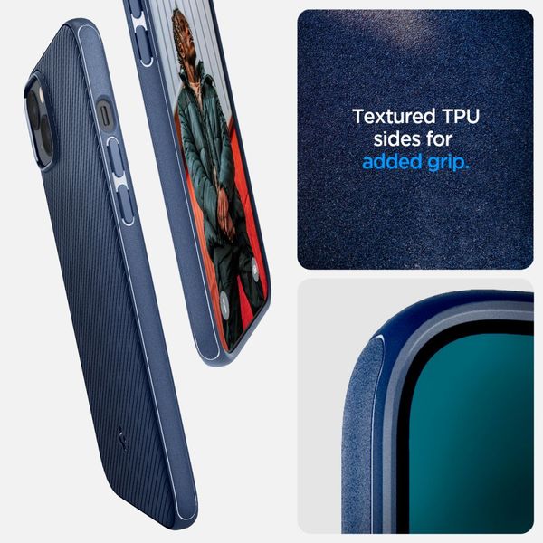 spigen mag armor iphone 14 plus / 15 plus navy blue zdjęcie 12