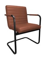 Krzesło konferencyjne SWING stelaż czarny D3