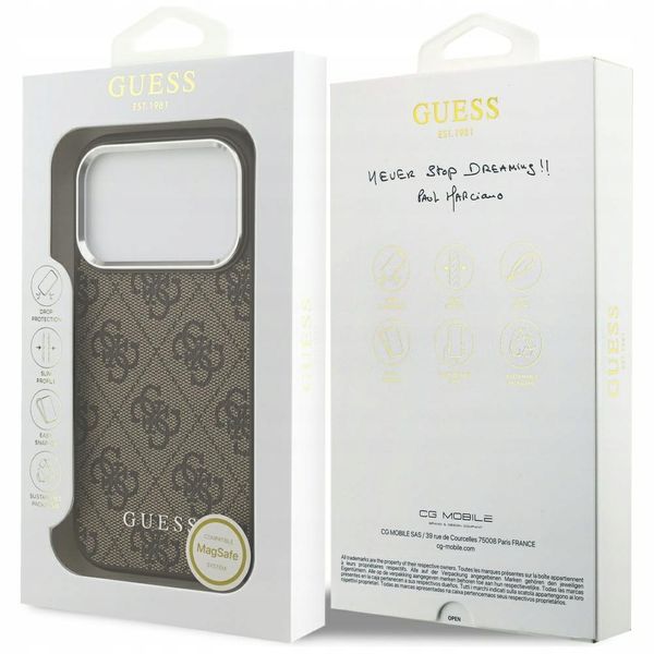 Etui Guess do Apple iPhone 17 Pro Max brązowy zdjęcie 8