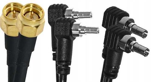 ANTENA ZEWNĘTRZNA DO ROUTERA INTERNETU DUAL 3G 4G 5G LTE ZTE HUAWEI 2x15m na Arena.pl