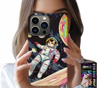 ETUI DO IPHONE 16 PRO MAX - KOCI ASTRONAUTA KOT KOSMOS OBUDOWA CASE